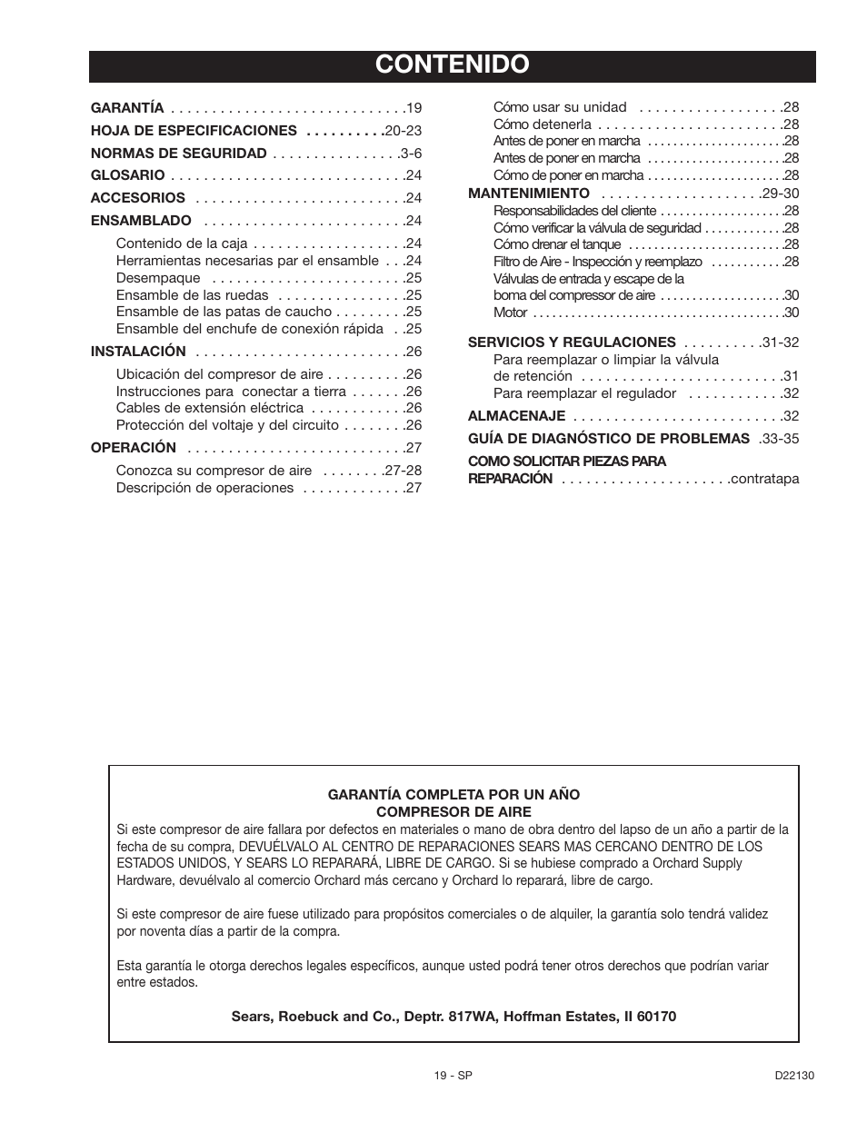 Craftsman 919.16778 User Manual | Page 19 / 36