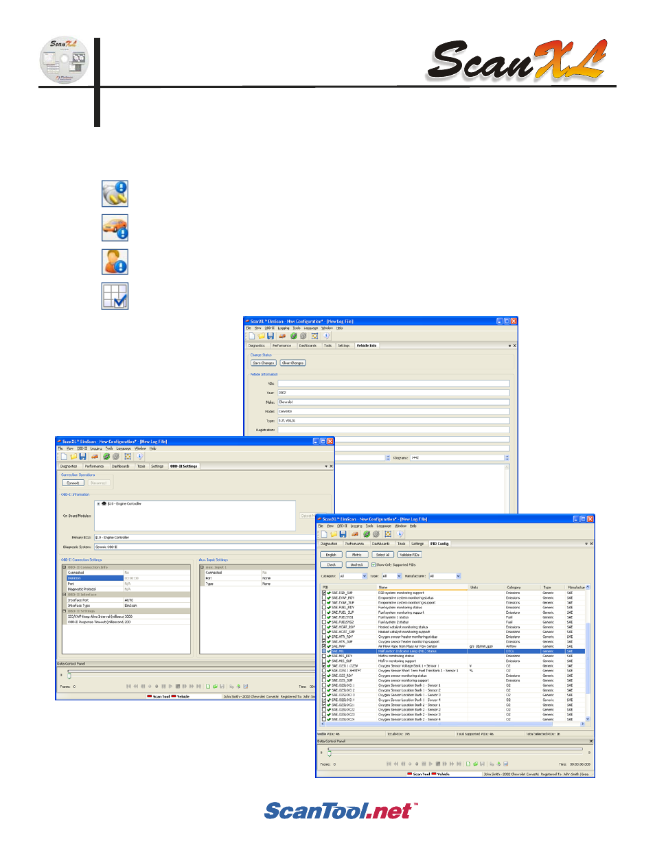 Settings | ScanTool ScanXL User Manual | Page 5 / 5
