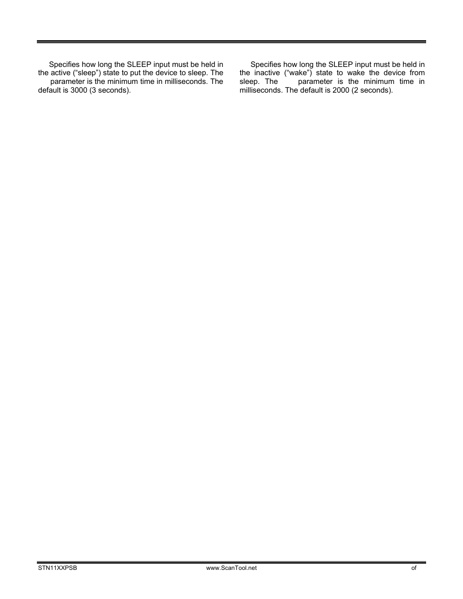 Slxst ms, Slxwt ms, Stslxst | Stn11xx powersave | ScanTool STN11xx User Manual | Page 13 / 13