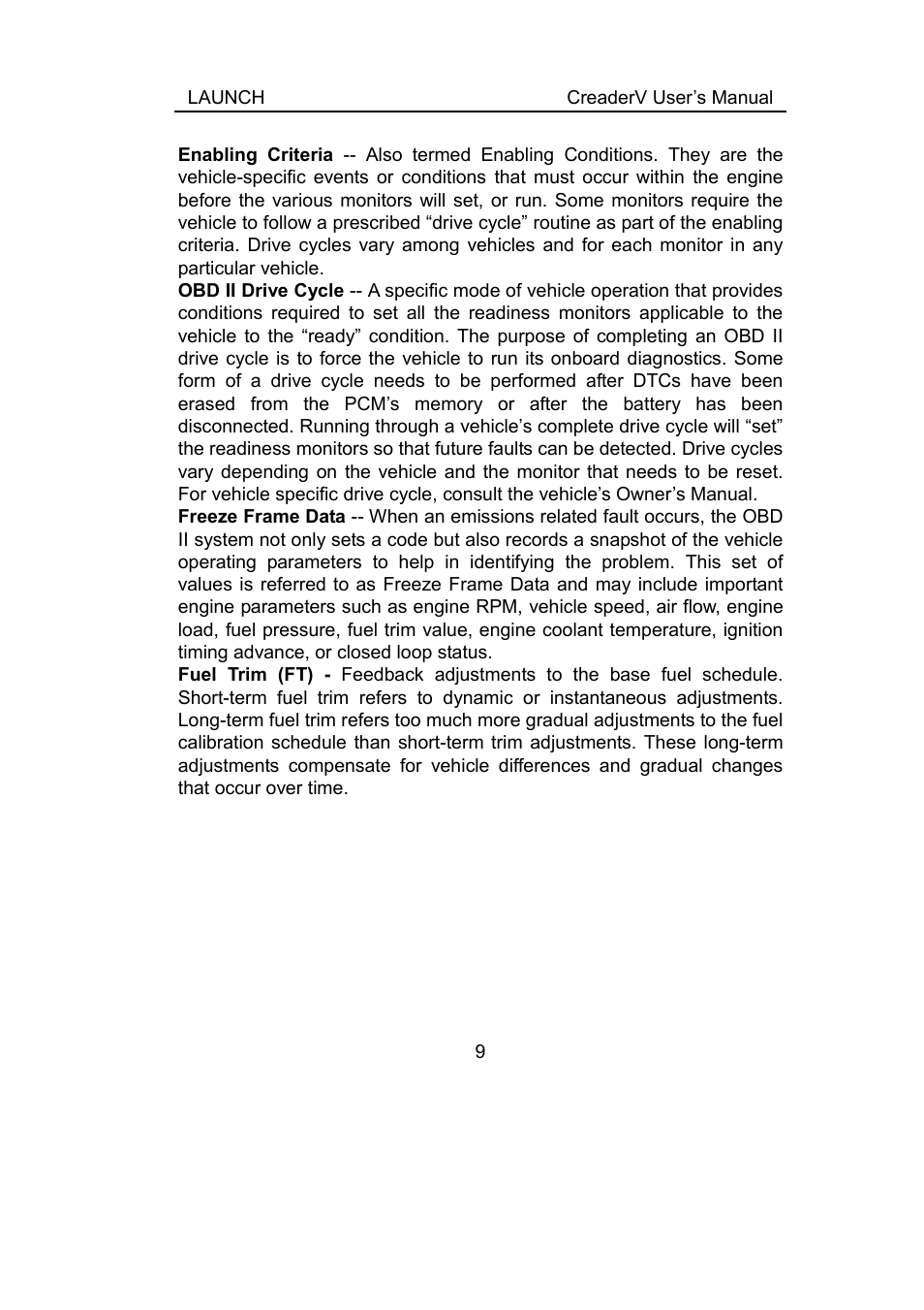 ScanTool Launch CReader User Manual | Page 15 / 47
