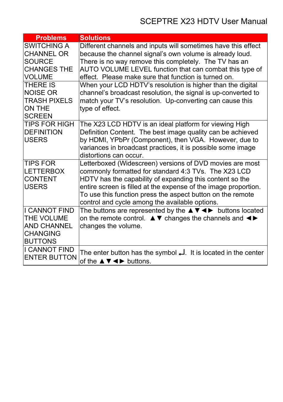 Sceptre X23RV-KOMODO User Manual | Page 103 / 111