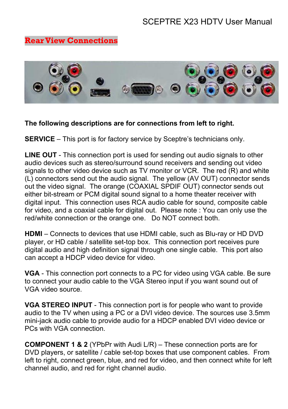 Sceptre X23RV-KOMODO User Manual | Page 17 / 111