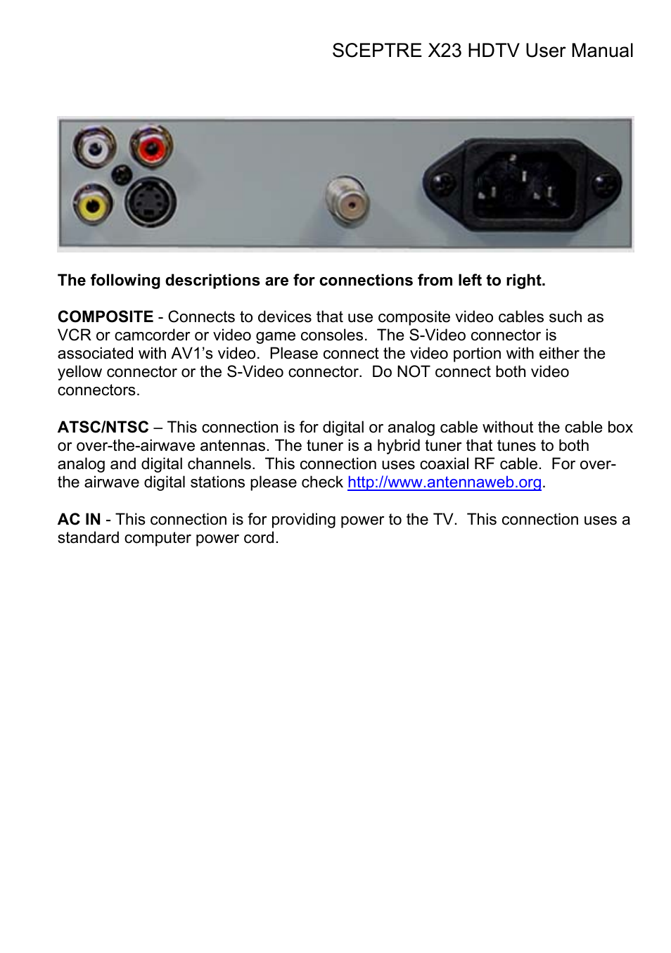 Sceptre X23RV-KOMODO User Manual | Page 18 / 111