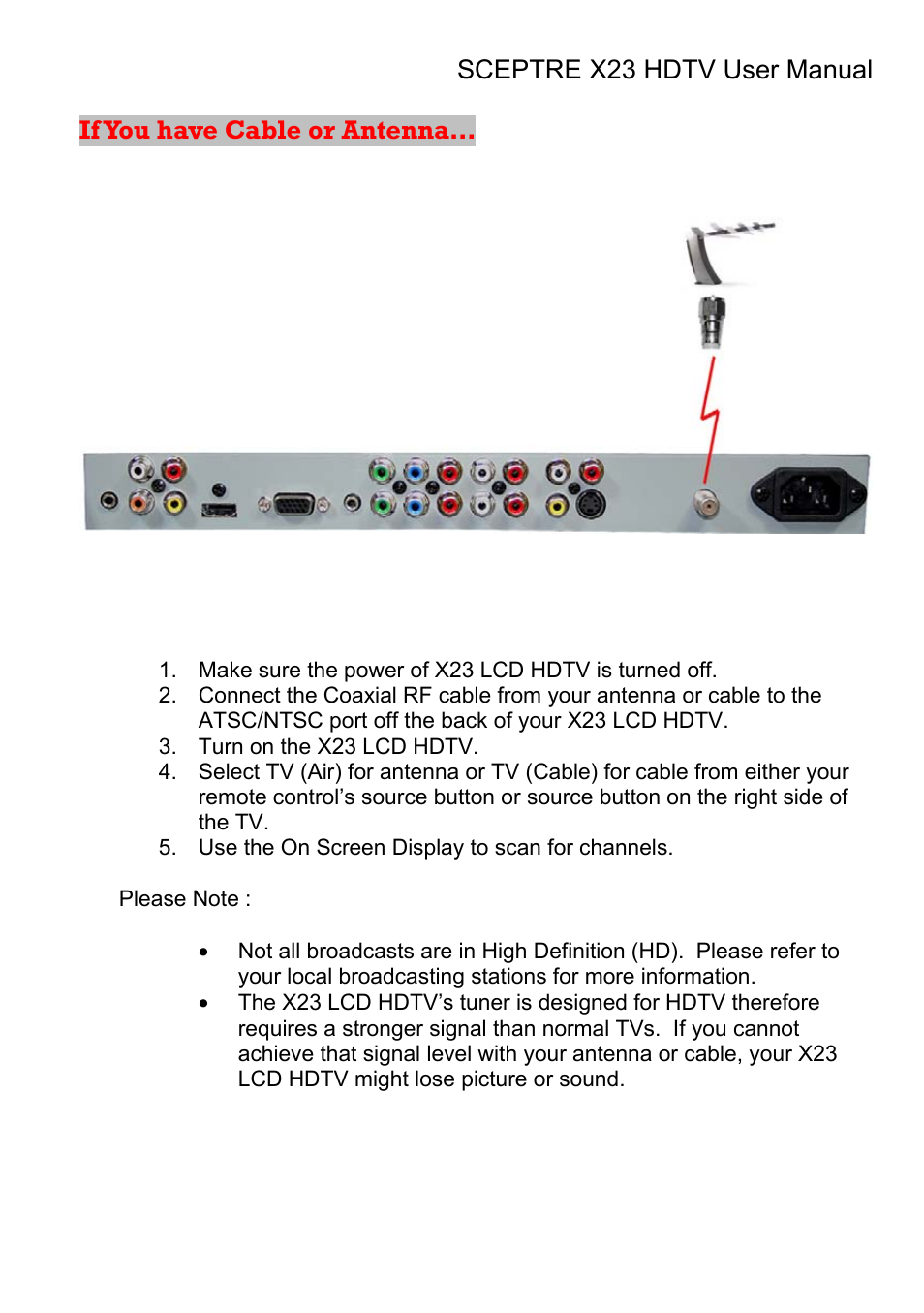 Sceptre X23RV-KOMODO User Manual | Page 28 / 111