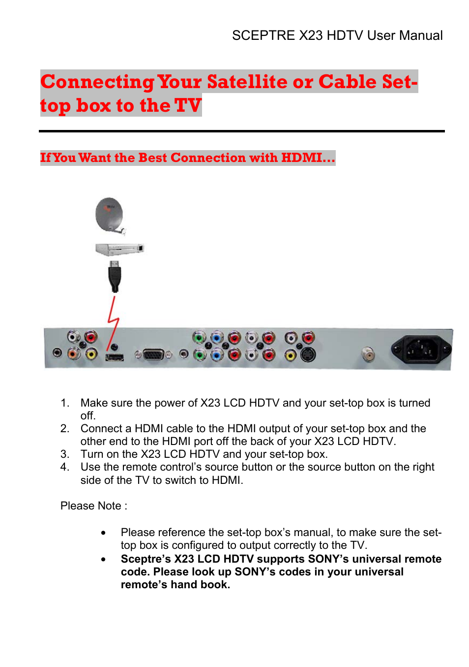 Sceptre X23RV-KOMODO User Manual | Page 33 / 111