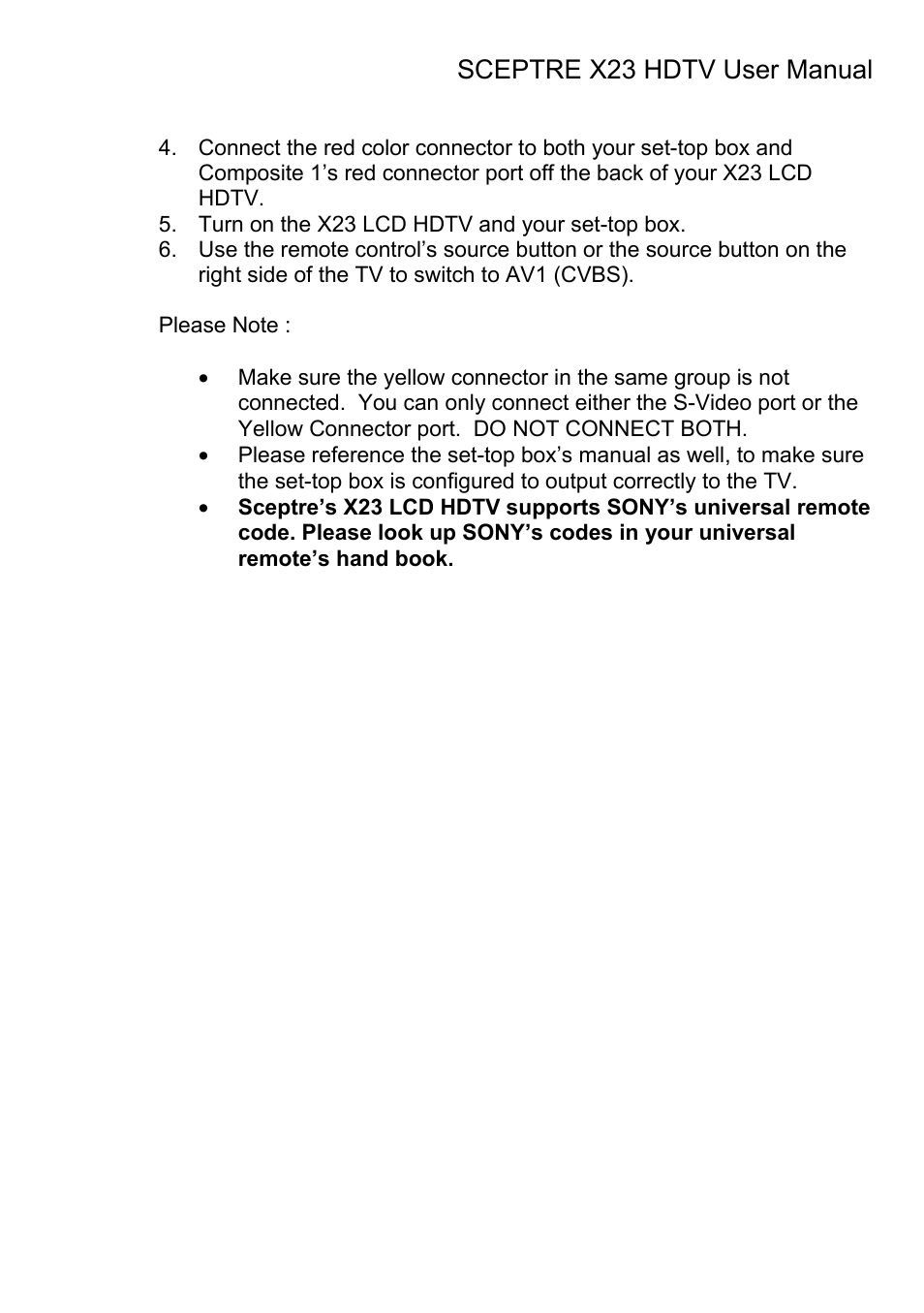 Sceptre X23RV-KOMODO User Manual | Page 37 / 111