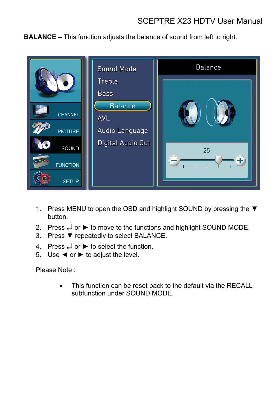 Sceptre X23RV-KOMODO User Manual | Page 65 / 111