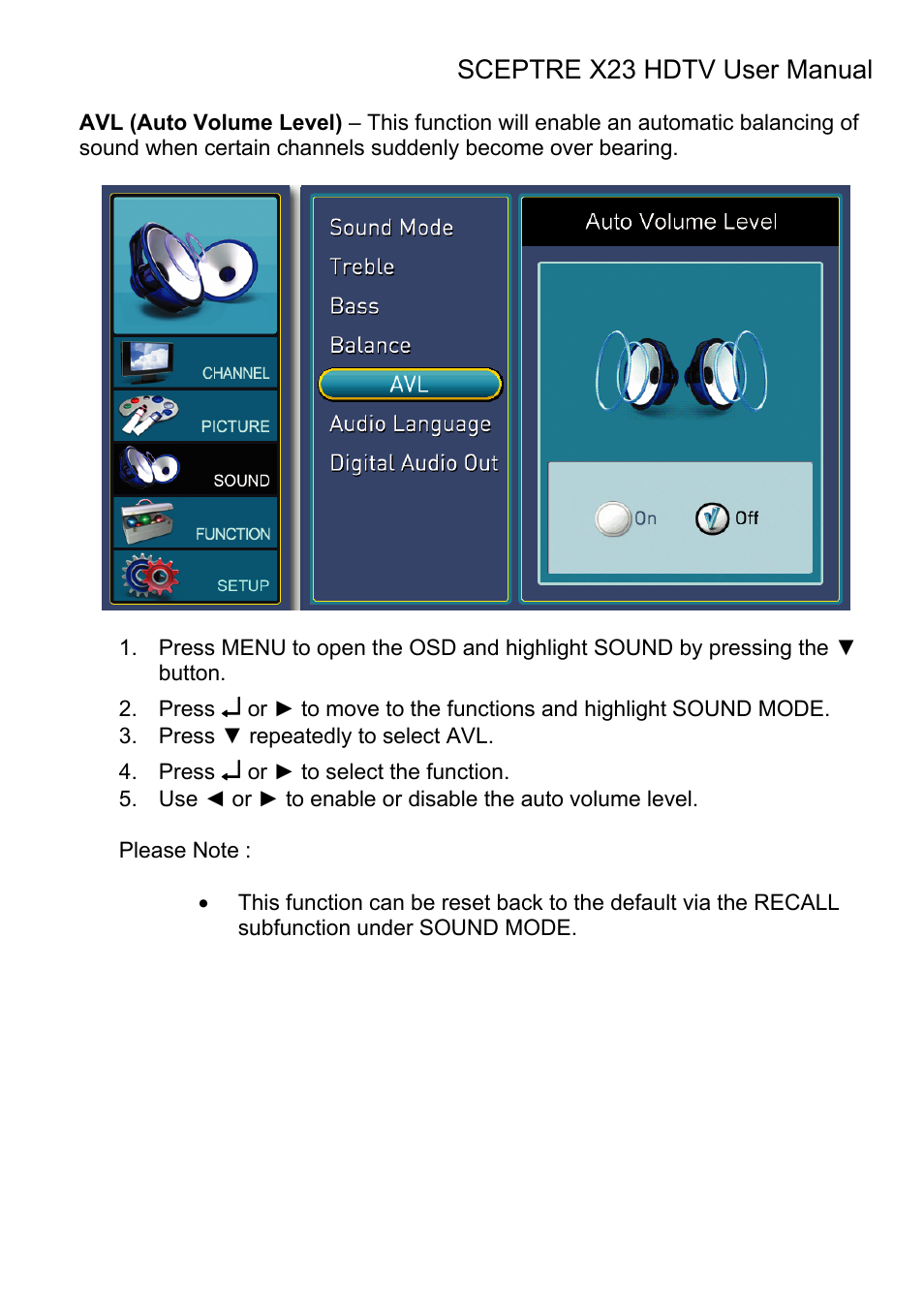 Sceptre X23RV-KOMODO User Manual | Page 66 / 111