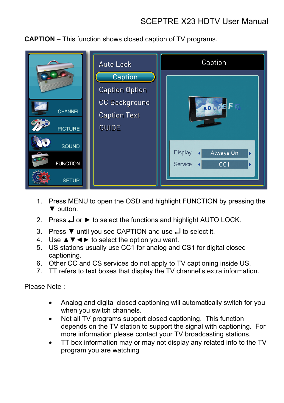 Sceptre X23RV-KOMODO User Manual | Page 75 / 111