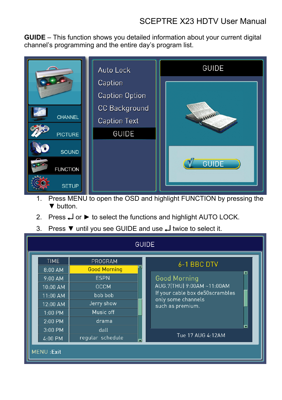 Sceptre X23RV-KOMODO User Manual | Page 79 / 111