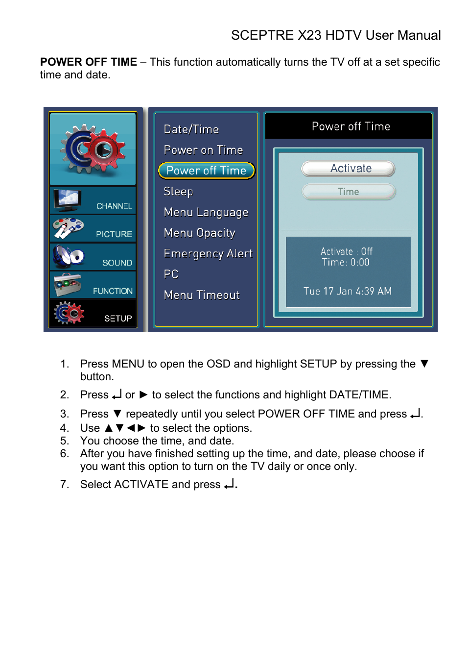 Sceptre X23RV-KOMODO User Manual | Page 82 / 111