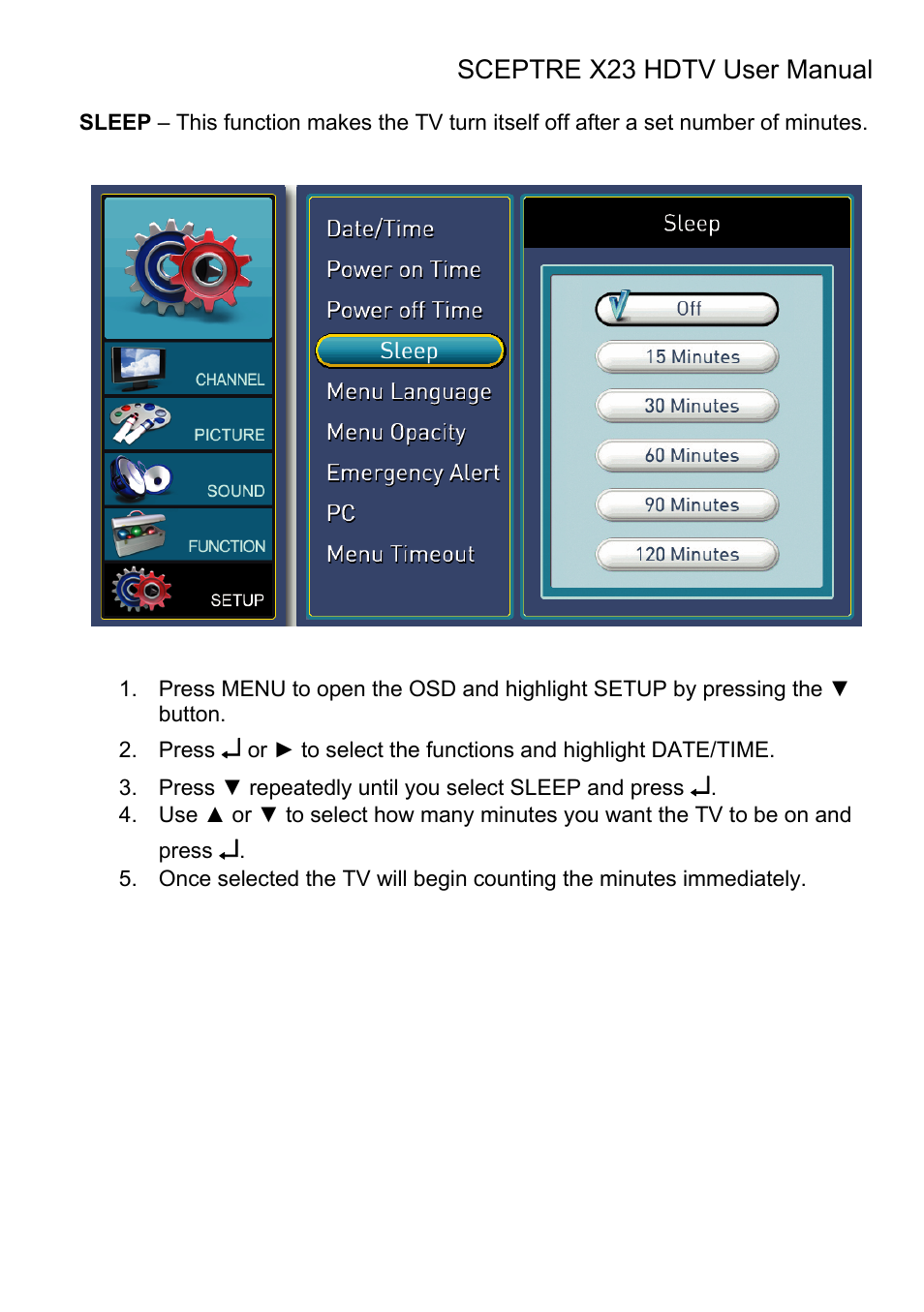 Sceptre X23RV-KOMODO User Manual | Page 83 / 111