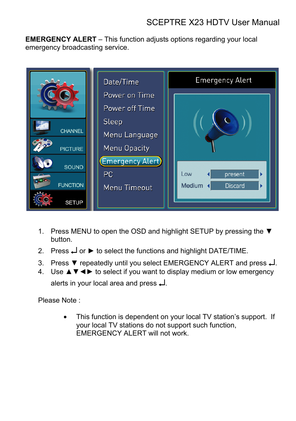 Sceptre X23RV-KOMODO User Manual | Page 86 / 111