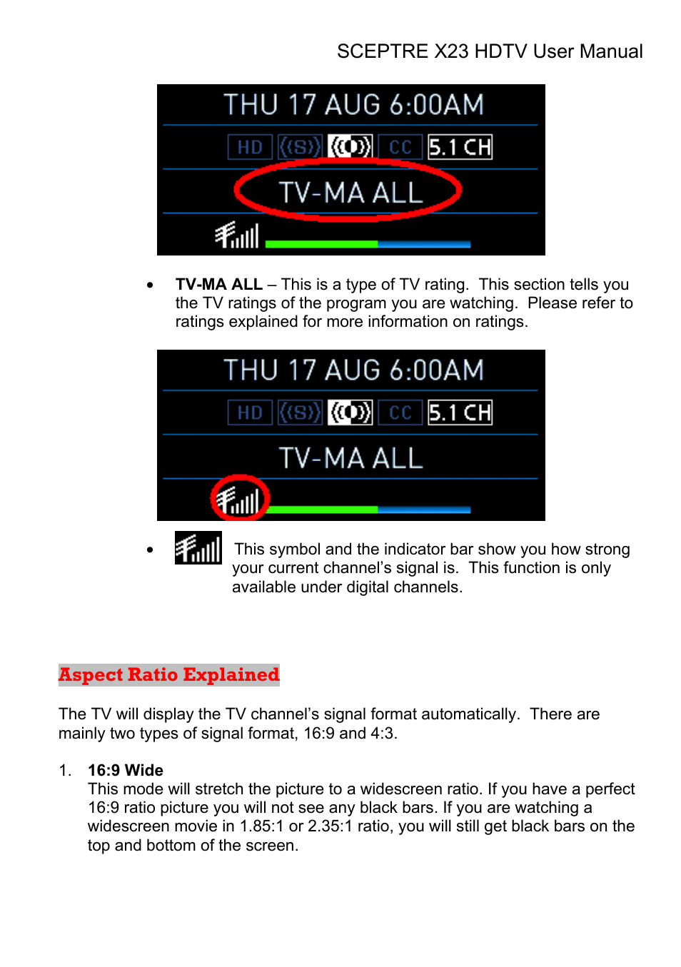 Sceptre X23RV-KOMODO User Manual | Page 93 / 111