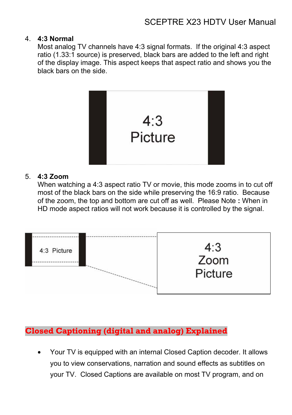 Sceptre X23RV-KOMODO User Manual | Page 95 / 111