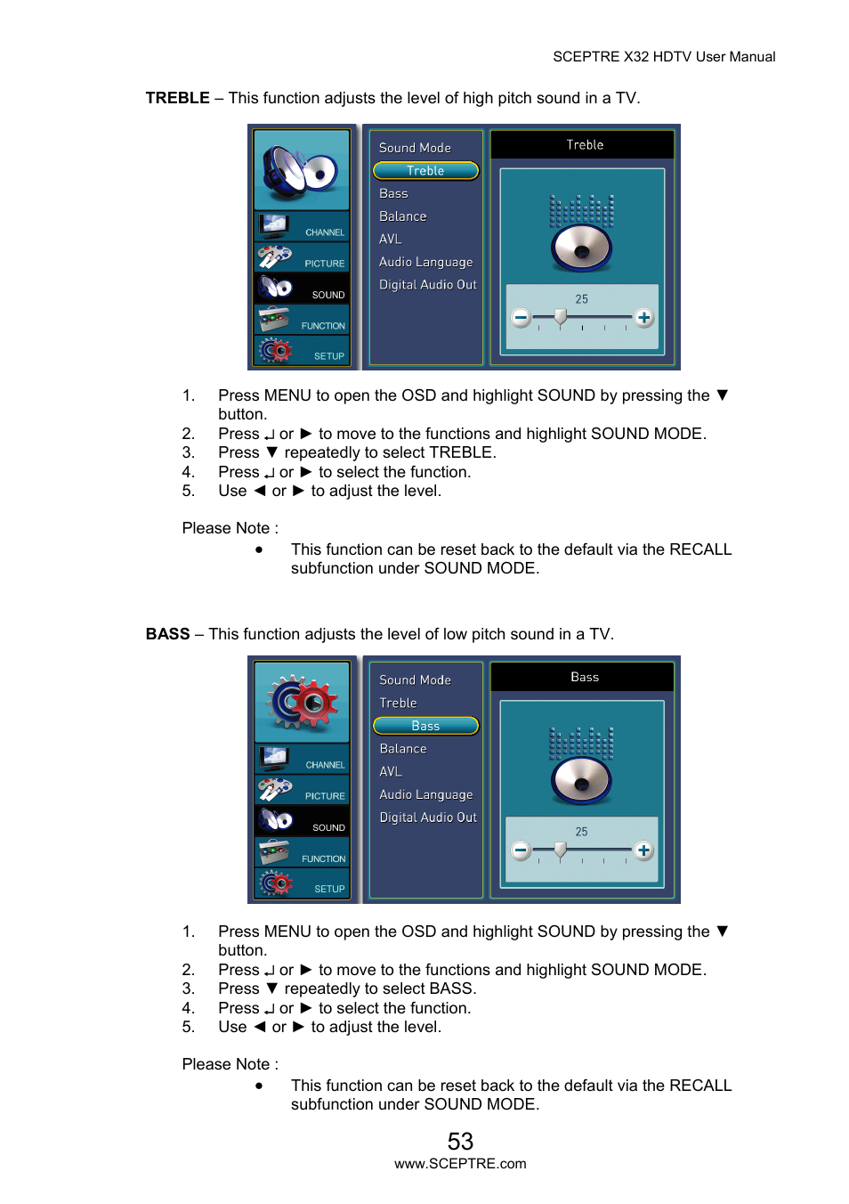 Sceptre X32BV-NAGA User Manual | Page 53 / 93