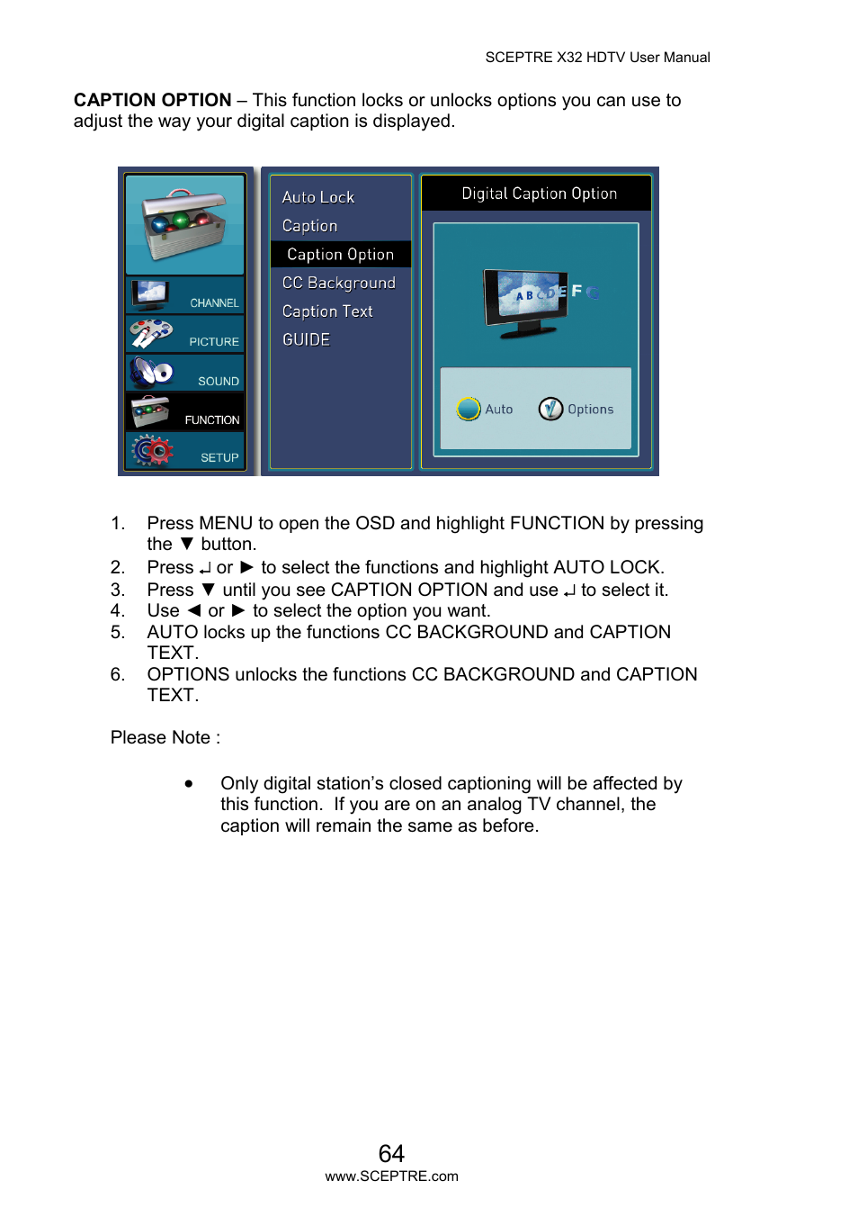 Sceptre X32BV-NAGA User Manual | Page 64 / 93