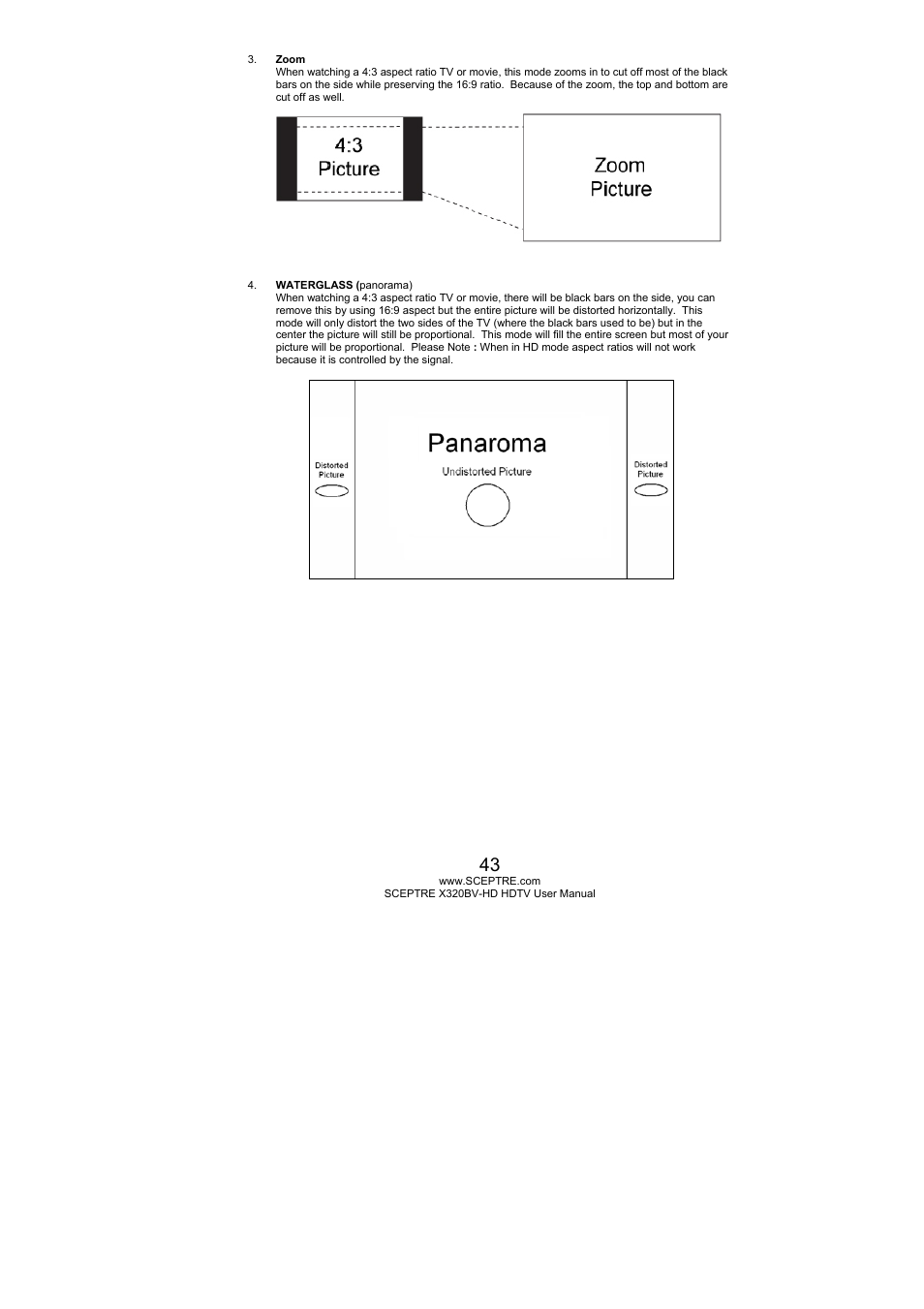 Sceptre X320BV-HD User Manual | Page 43 / 55