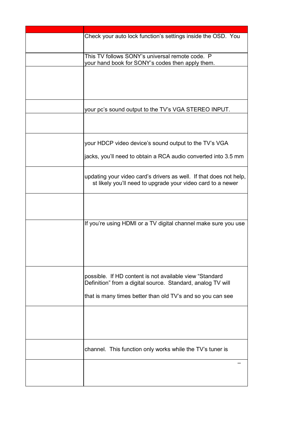 Sceptre X325BV-FHDU User Manual | Page 44 / 52