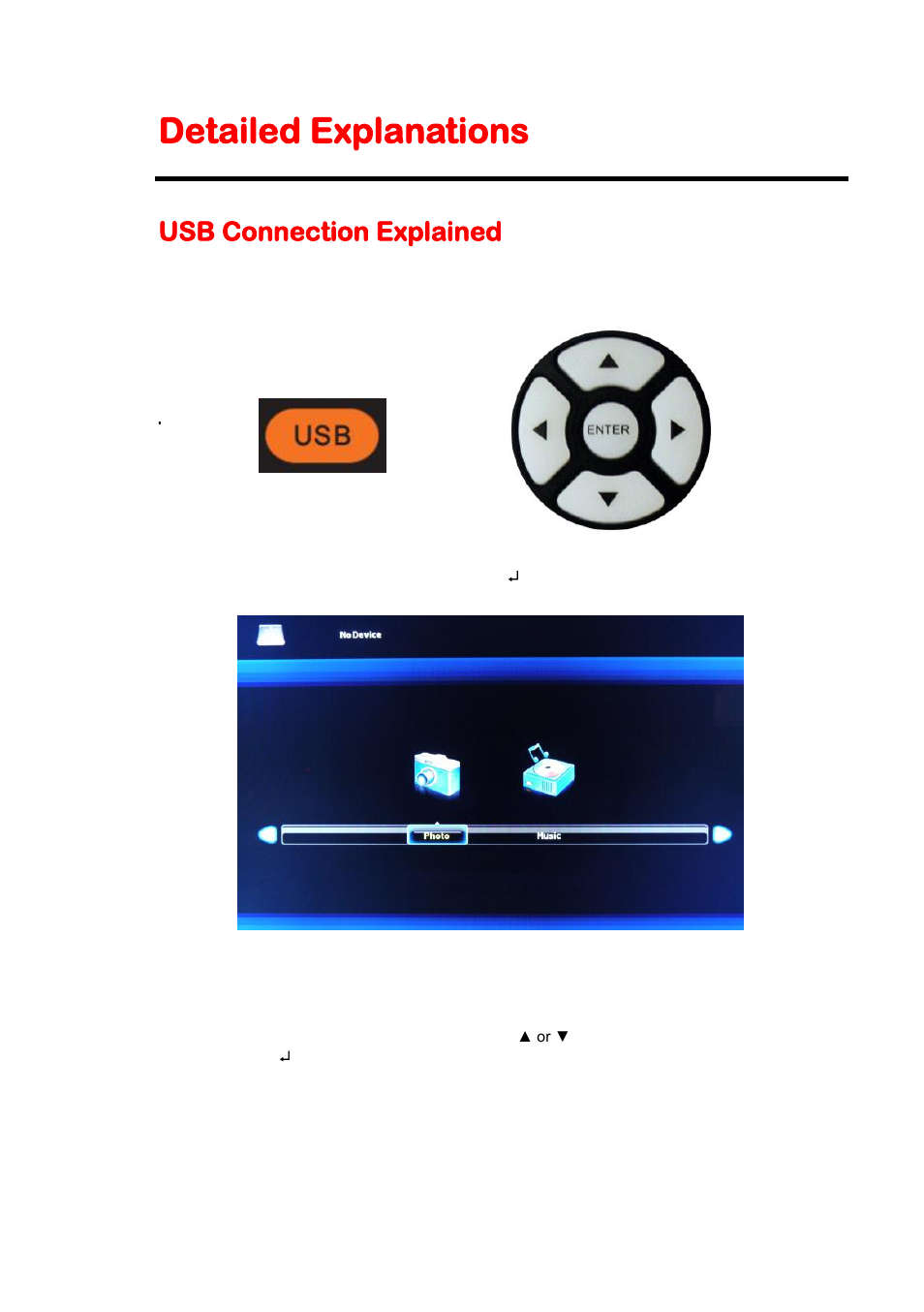 Detailed explanations, Usb connection explained | Sceptre X405BV-FHD3 User Manual | Page 35 / 51