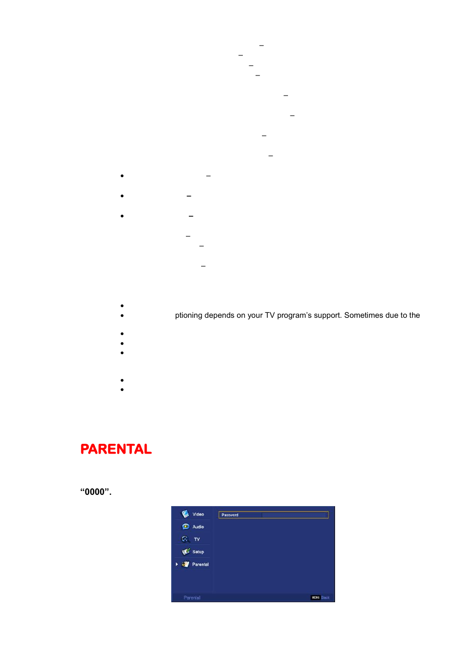 Parental | Sceptre X420BV-F120 User Manual | Page 33 / 52