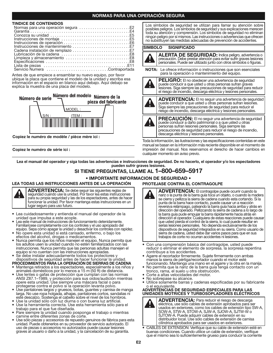 Craftsman 316.79246 User Manual | Page 10 / 20