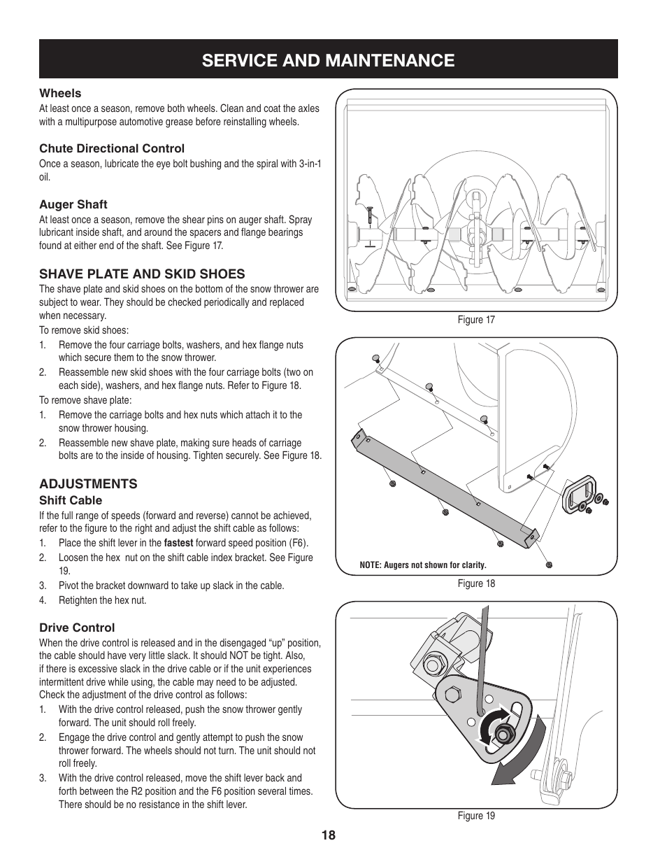 Service and maintenance | Craftsman 247.88955 User Manual | Page 18 / 68