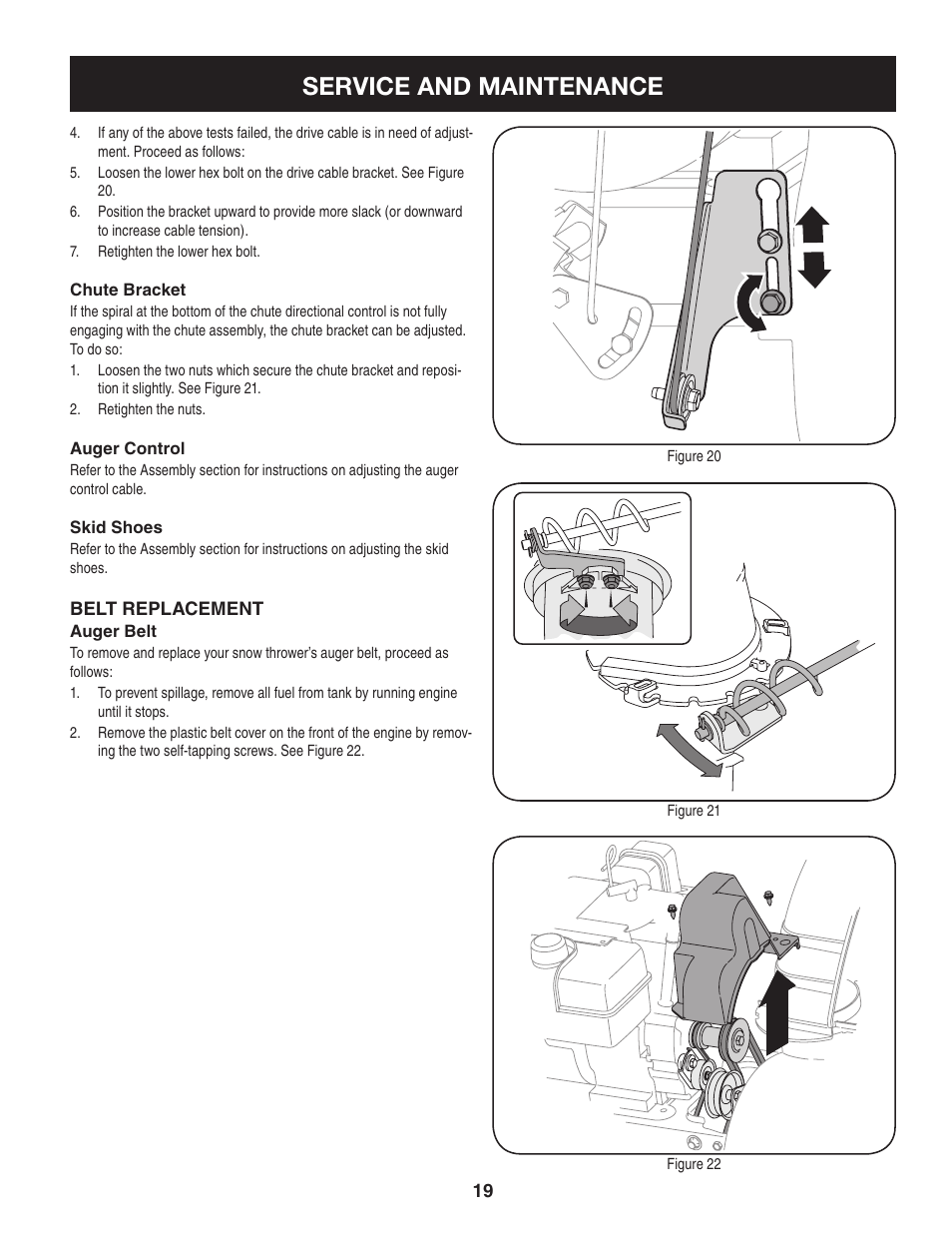 Service and maintenance | Craftsman 247.88955 User Manual | Page 19 / 68