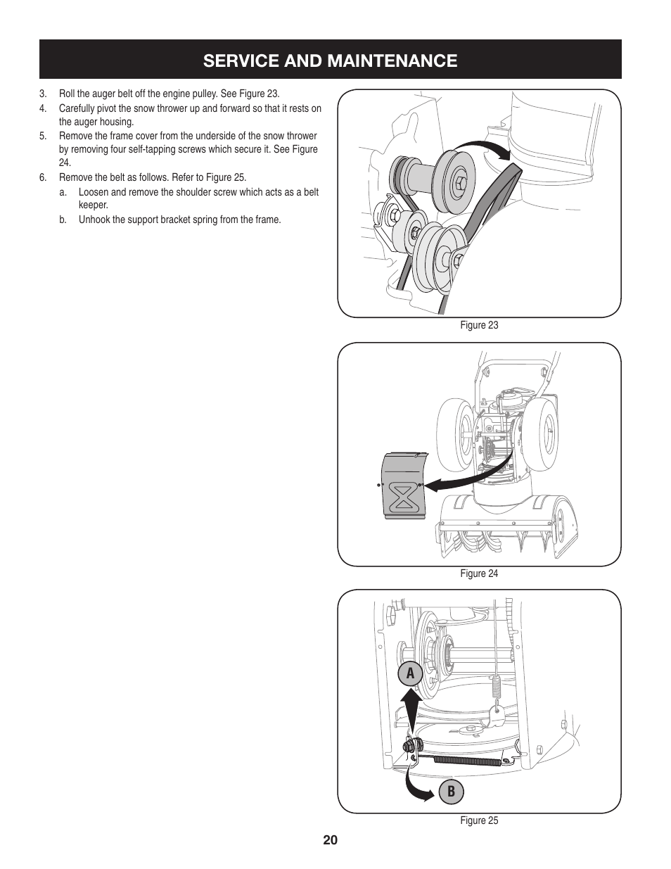 Service and maintenance | Craftsman 247.88955 User Manual | Page 20 / 68