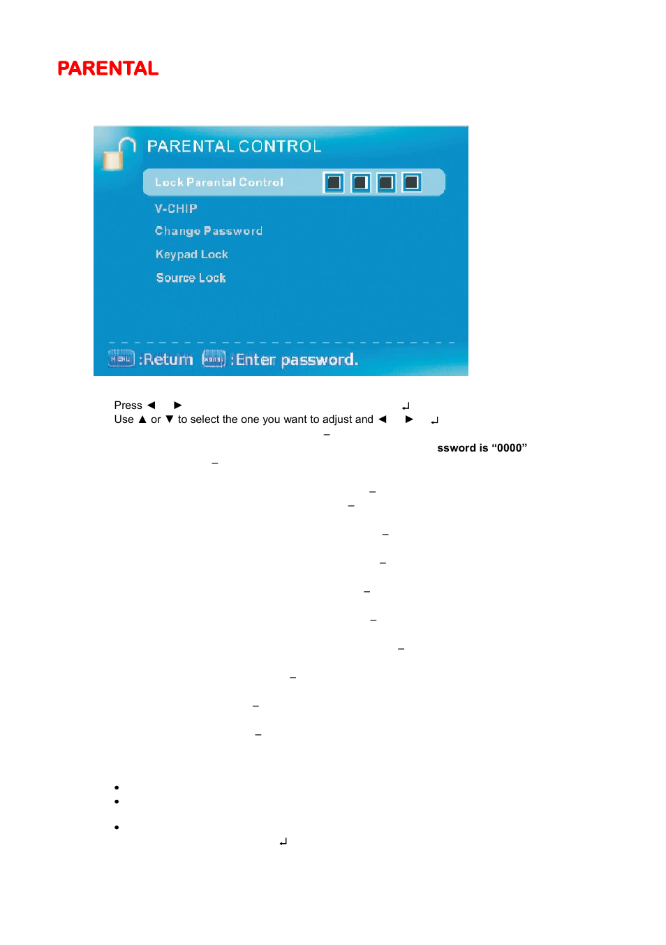 Parental | Sceptre X405BV-FHD User Manual | Page 34 / 54