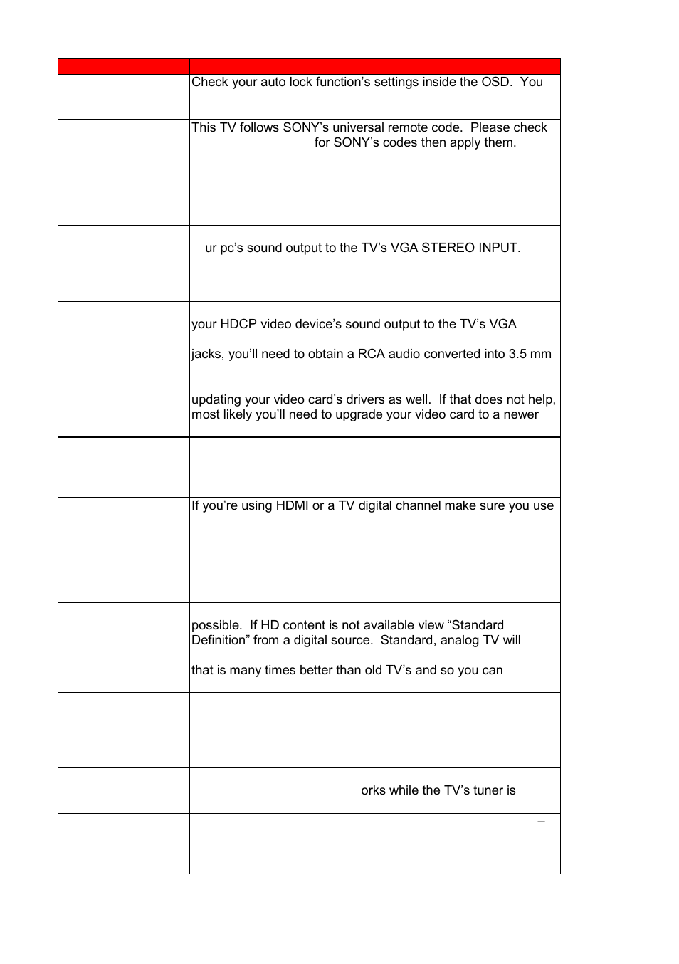 Sceptre X405BV-FHD User Manual | Page 46 / 54