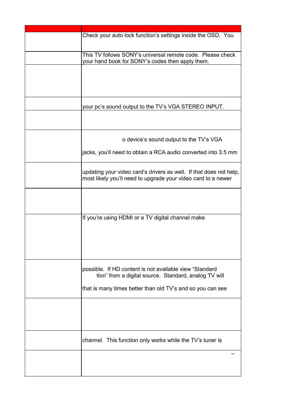 Sceptre X425BV-FHD User Manual | Page 44 / 52
