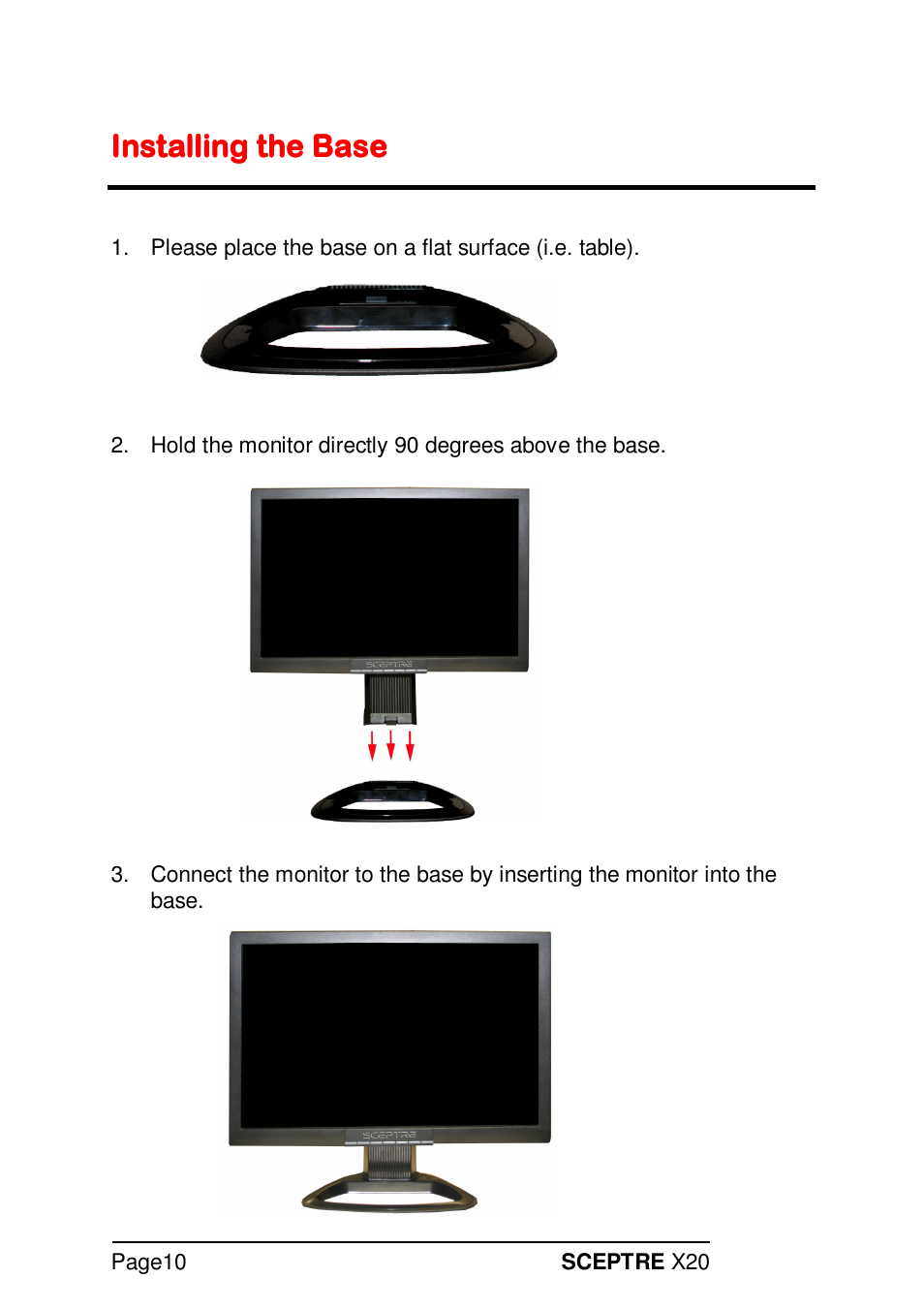 Sceptre X20WG-NAGA2 User Manual | Page 10 / 38