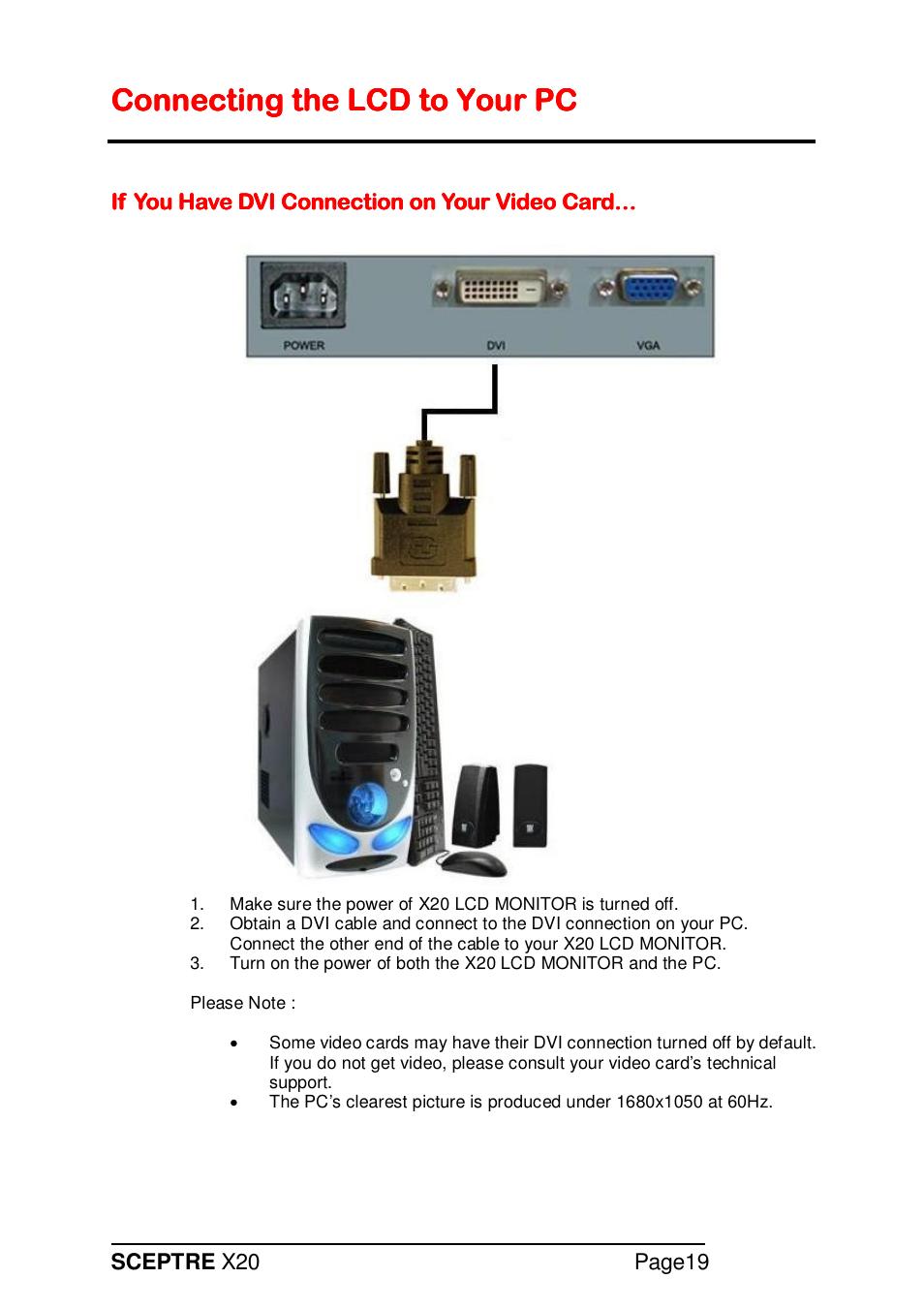 Sceptre X20WG-NAGA2 User Manual | Page 19 / 38