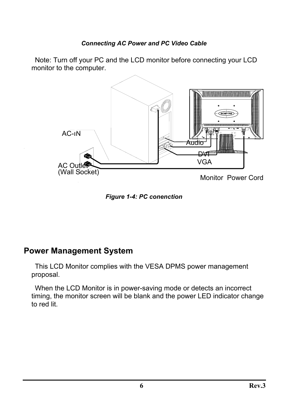 Power management system | Sceptre X20WG-Naga User Manual | Page 10 / 24