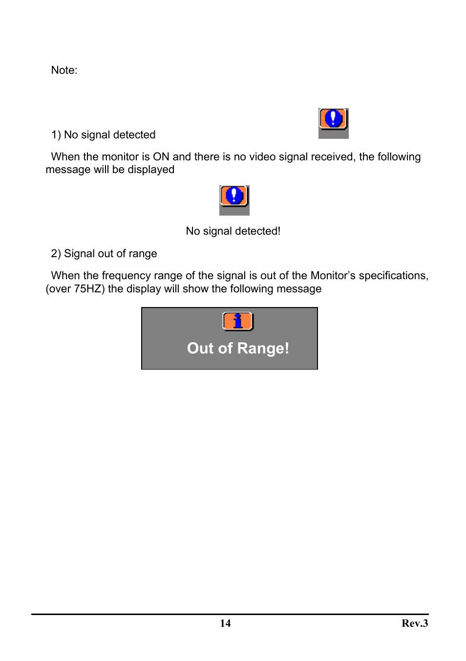 Out of range | Sceptre X20WG-Naga User Manual | Page 18 / 24