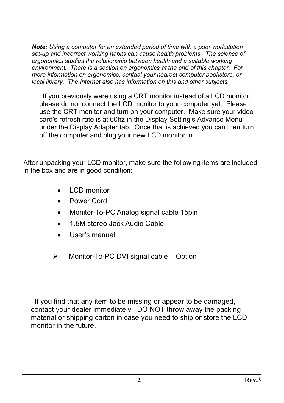Sceptre X20WG-Naga User Manual | Page 6 / 24
