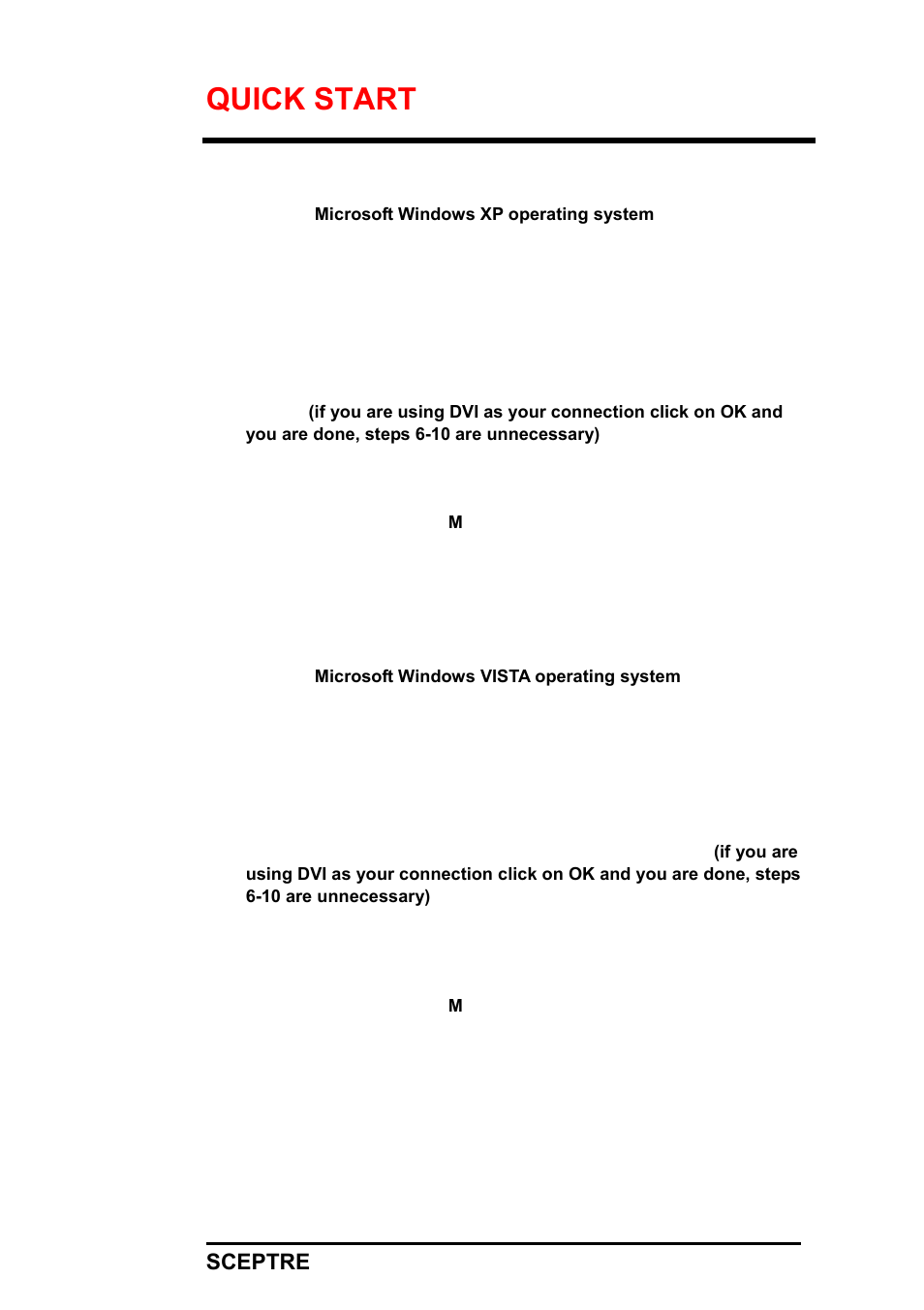 Quick start, Sceptre x22 page11 | Sceptre X22HG-Naga User Manual | Page 11 / 44