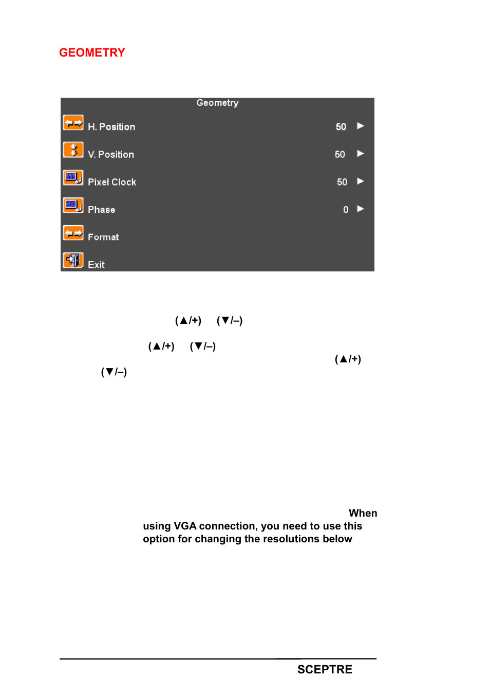 Sceptre X22HG-Naga User Manual | Page 28 / 44