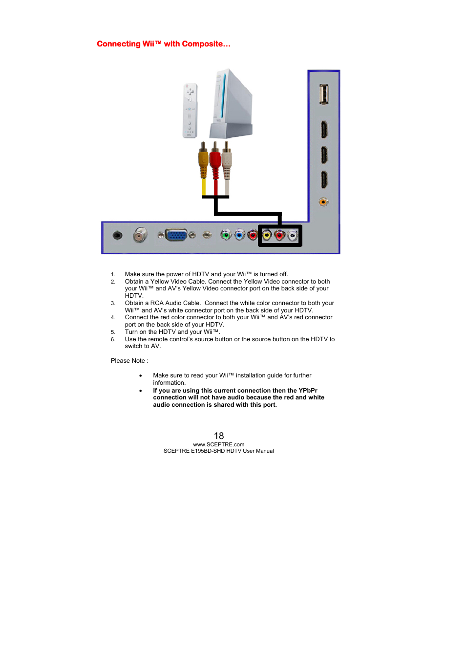 Sceptre E195BD-SHD+ User Manual | Page 18 / 58