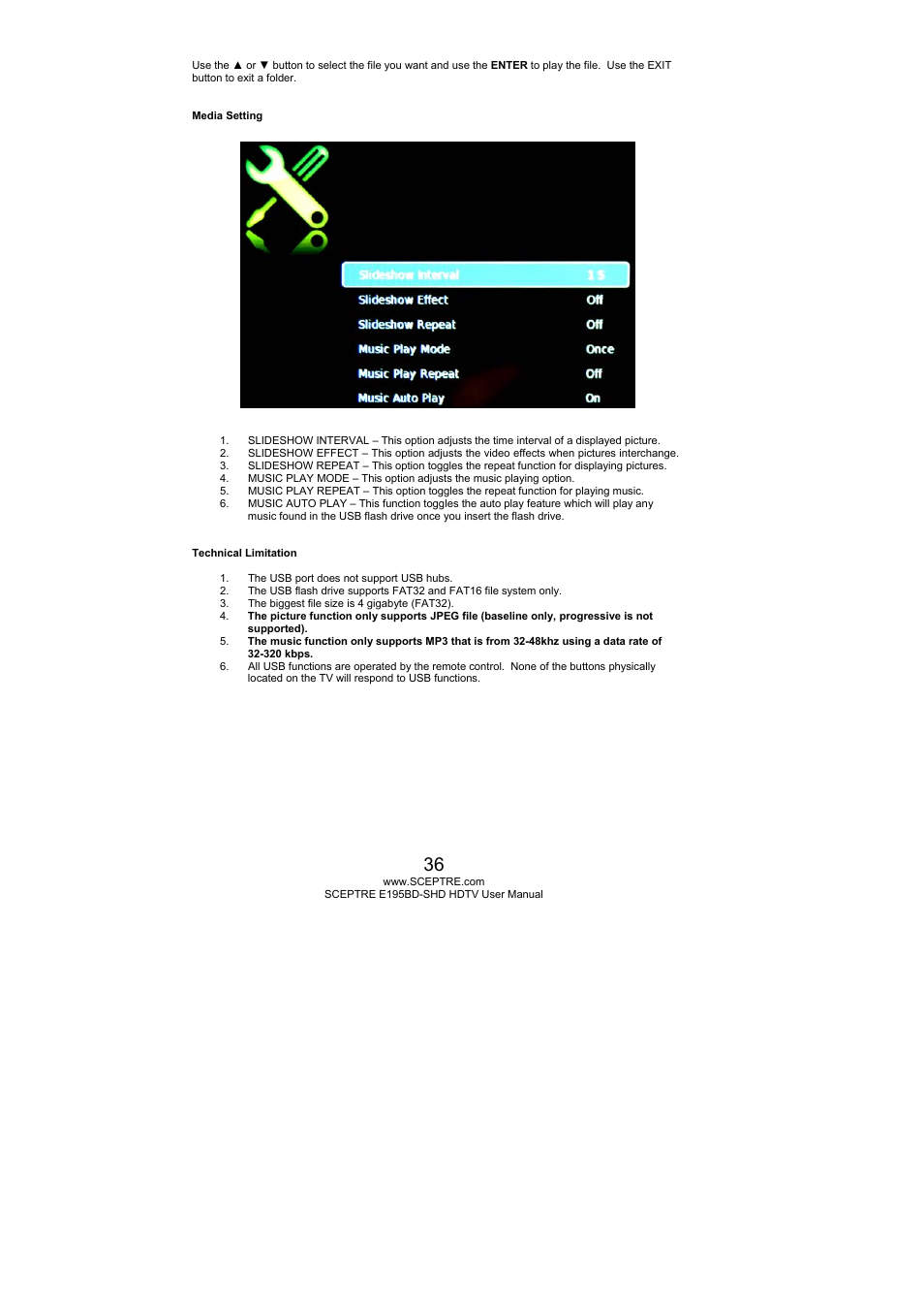 Sceptre E195BD-SHD+ User Manual | Page 36 / 58