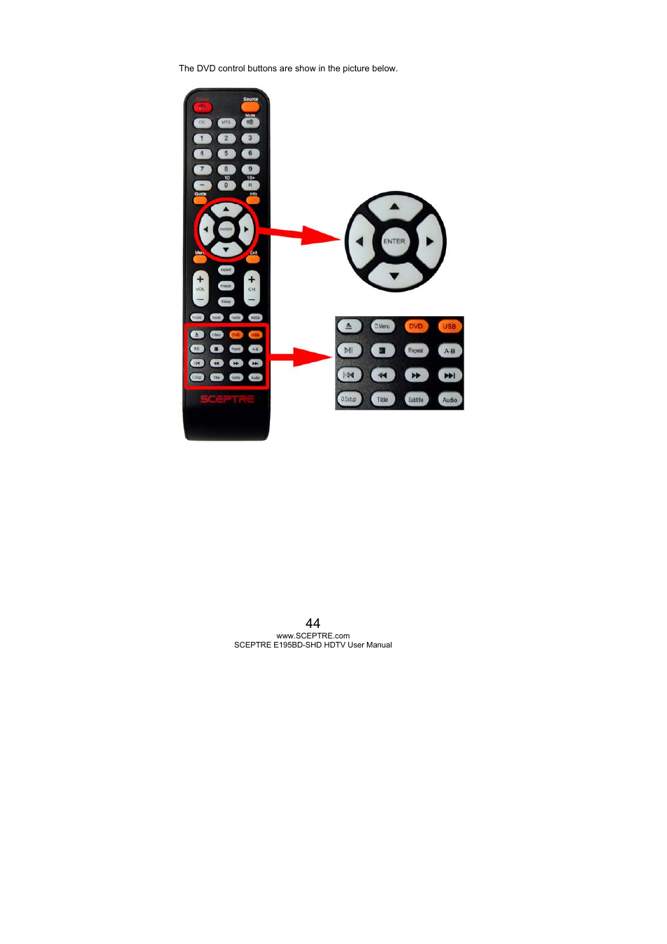 Sceptre E195BD-SHD+ User Manual | Page 44 / 58