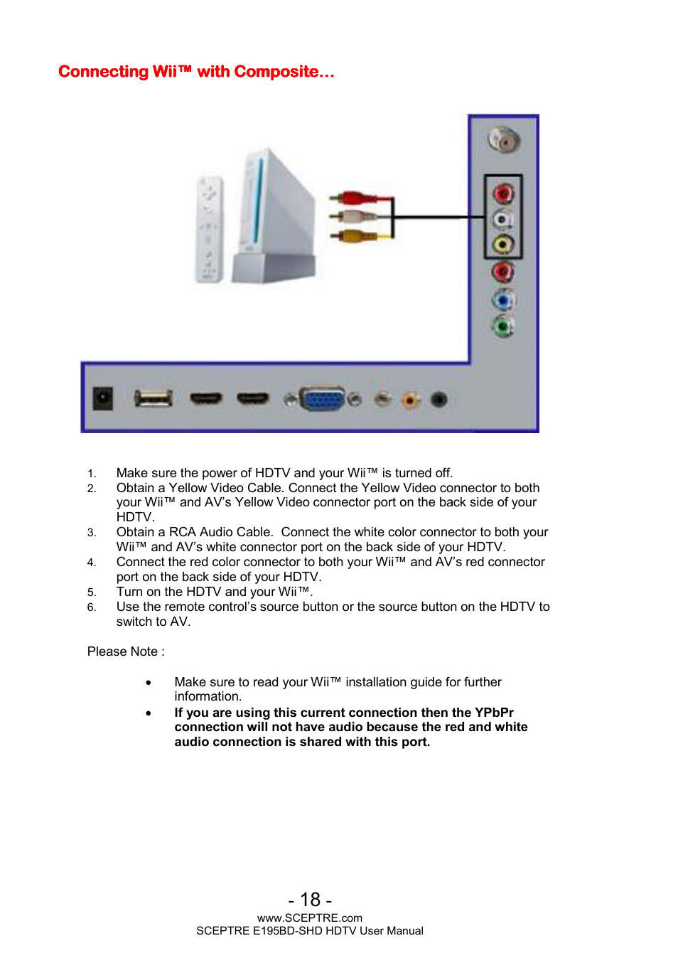 Sceptre E195BD-SHD+ User Manual | Page 18 / 45