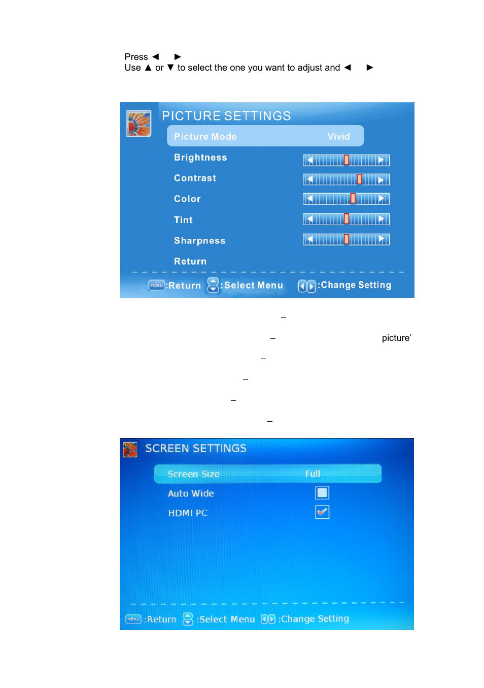 Sceptre E230BD-FHD User Manual | Page 27 / 61