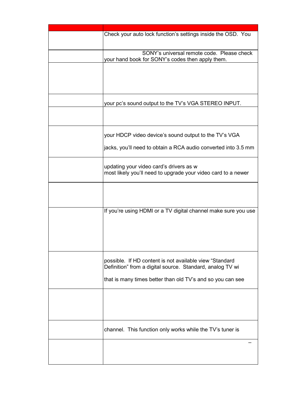 Sceptre E230BD-FHD User Manual | Page 53 / 61