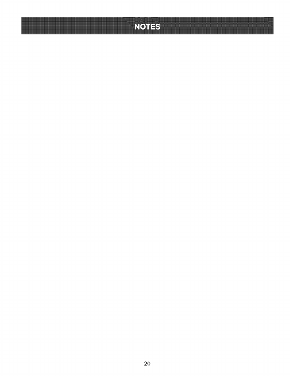 Note | Craftsman 247.776360 User Manual | Page 20 / 40