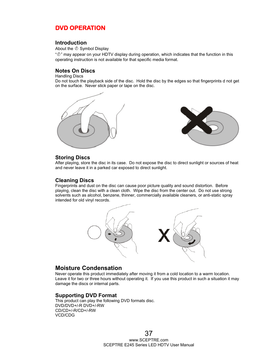 Sceptre E245BD-FHDU User Manual | Page 37 / 57