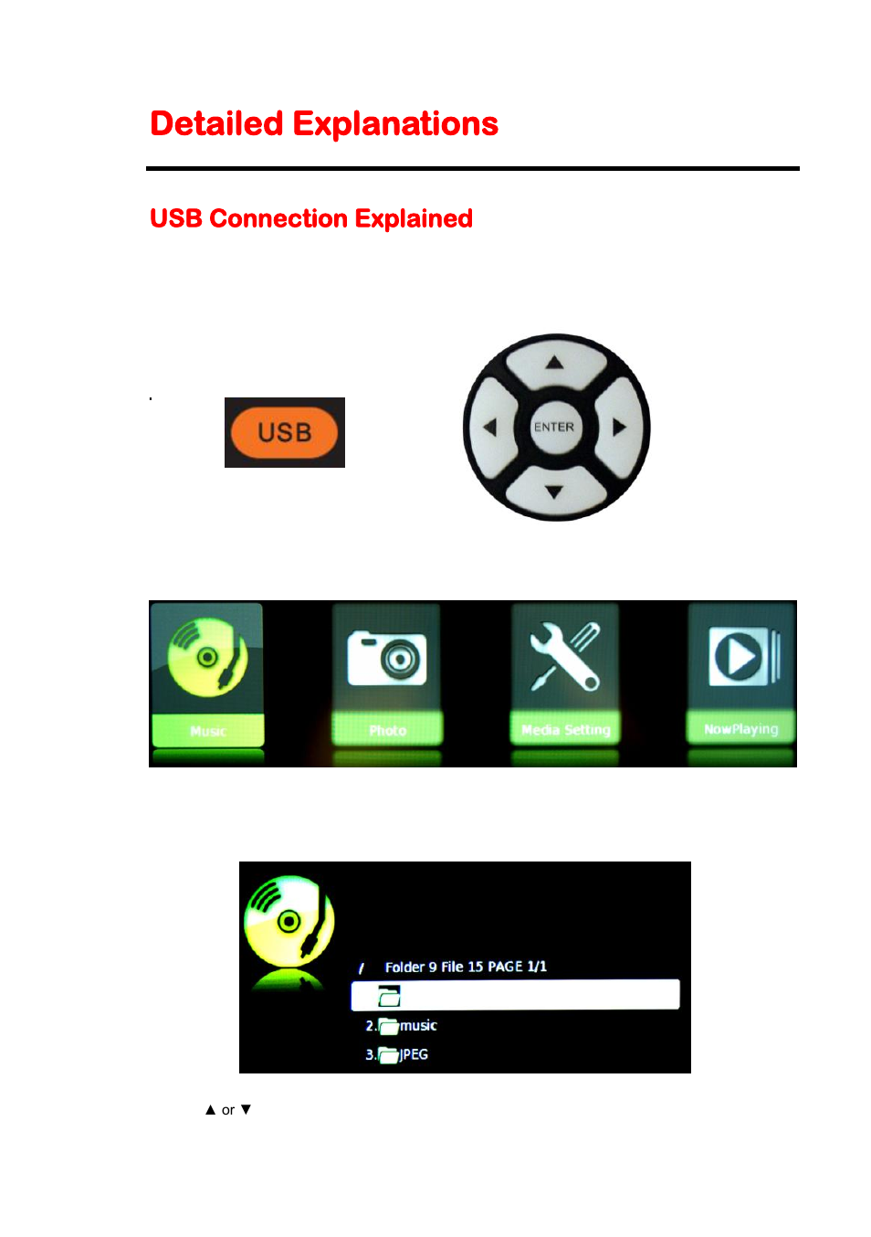 Detailed explanations, Usb connection explained | Sceptre E325BV-HD User Manual | Page 35 / 52