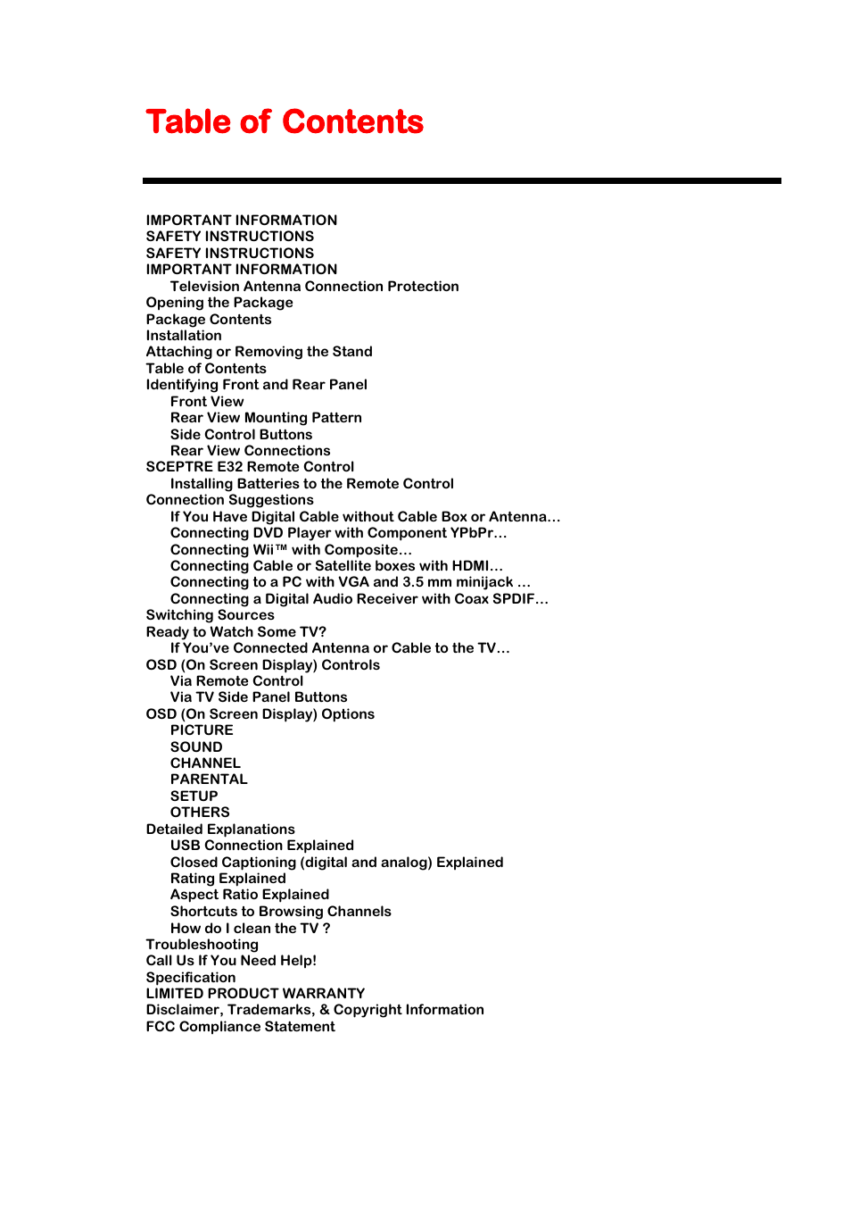 Sceptre E328BV-HDC User Manual | Page 9 / 52