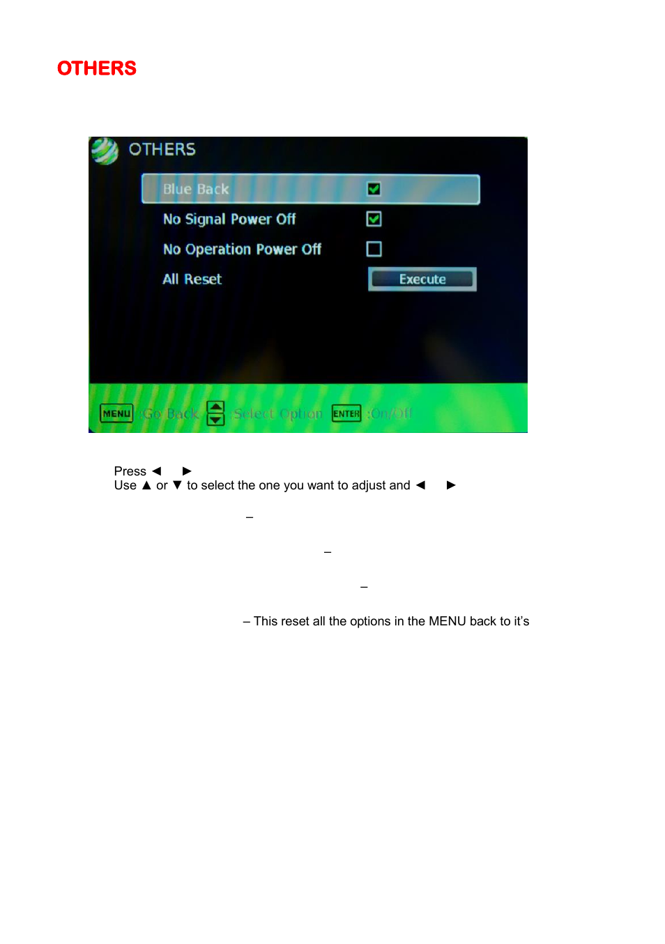 Others | Sceptre E328BD-HDC User Manual | Page 36 / 59